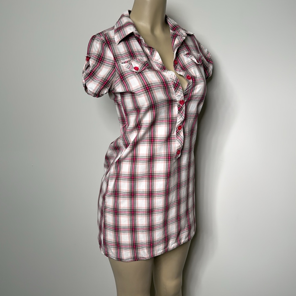 L.E.I small plaid dress - Picture 2 of 5